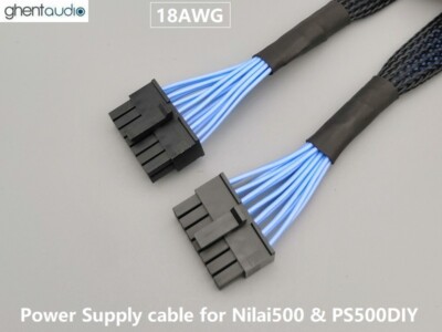 Psc-28 Power Supply Cable for Nilai500 & PS500DIY Silver-plated 18AWG ghentaudio
