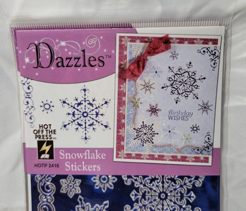 Scrapbooking Adhesive Patterns Stencils Stickers Set of 8 Christmas Holiday - Picture 4 of 16