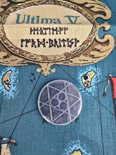 ULTIMA V Warriors Of Destiny - Origin Systems RPG Fantasy Game 1988 Complete - Picture 16 of 18