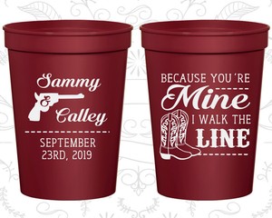 Personalized Wedding Favor Cups Custom Cup Gifts 474 Western