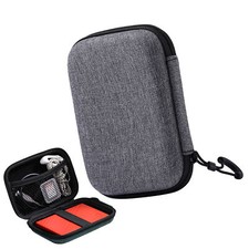 Headphone Case Hard Shell Storage Bag with Clip Headphone Storage Bag Organizer