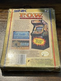 P.O.W. Prisoners of War POW NES Nintendo In box Missing Manual