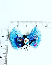 Handmade Hair Bows - Disney - Frozen - Barrettes 3 Olaf