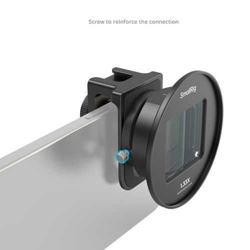 Lente anamórfica SmallRig 1,33x para teléfono móvil (montaje en T) - Imagen 6 de 6