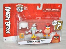 Rovio Angry Birds Mission Flock Pack Red and Silver Birds Hatchling 2019 NEW
