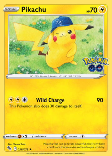 NEW Pokemon TCG Pikachu Store Promotional Sealed Trading Card Original Authentic - Imagen 2 de 3