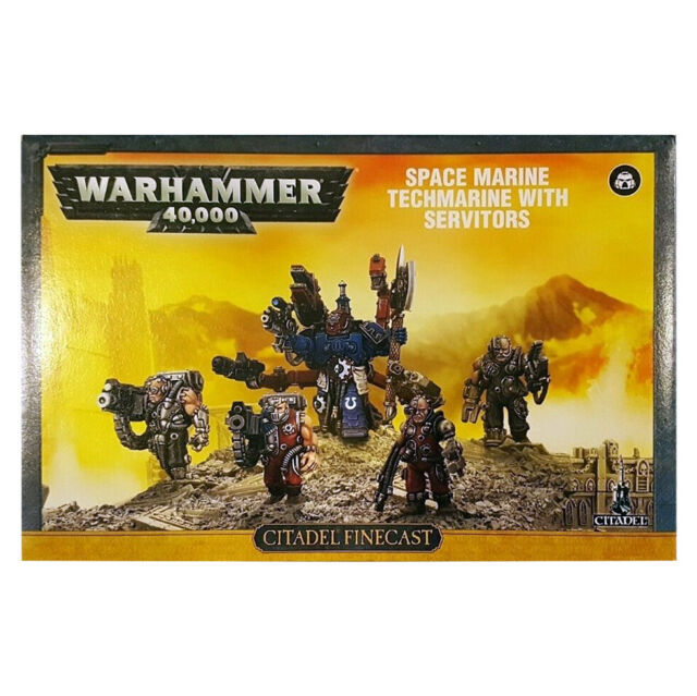 Space Marines Techmarine & Servitors – Metal Firstborn – Neuf Scellé NIB – Warhammer 40K OOP