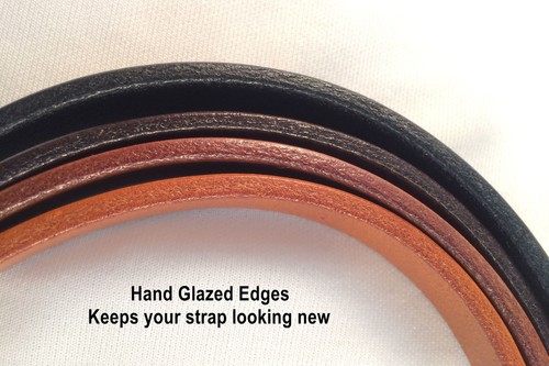 1 1/2" Adjustable Cowhide Leather Bag Strap Handle Extenders Extensions 4 colors - Picture 6 of 9
