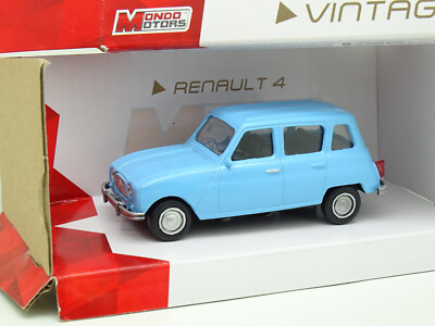 DINKY-TOYS n°518 Renault 4L Bleu soutenu. Avec boîte