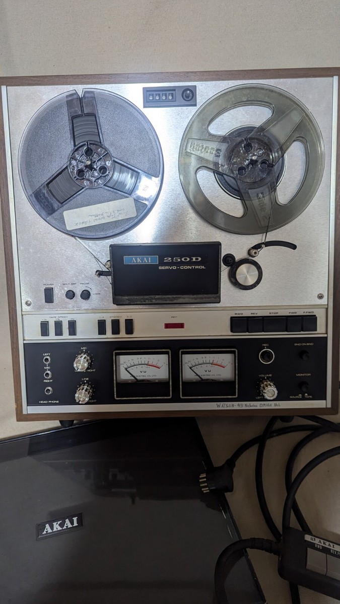Vintage Akai 250D Servo-Control Reel to Reel Tape Deck Player | eBay
