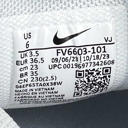 Scarpe Nike P-6000 'Summit White Pure Platinum' FV6603-101 nuove donna taglia 6 - Foto 8 di 8