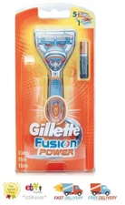 Gillette Fusion Power Razor Blade Handle Fit Proglide Proshield Refill Cartridge