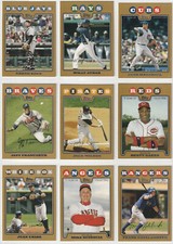 2008 TOPPS GOLD BORDER UPICK HOWARD JENKINS SMOLTZ TORII BALDELLI  BECKETT