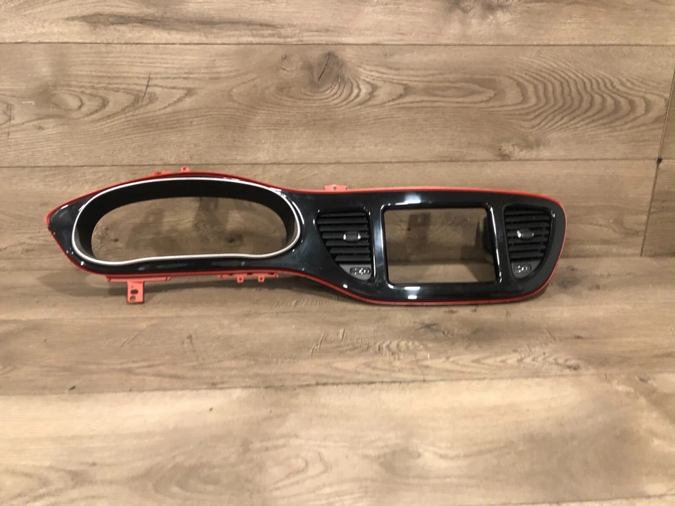 13-2016 道奇 DART SPEEDOMETER 集群屏幕 DASH TRIM BEZEL 面板红线原始设备制造商  — 第 3/4 张图片
