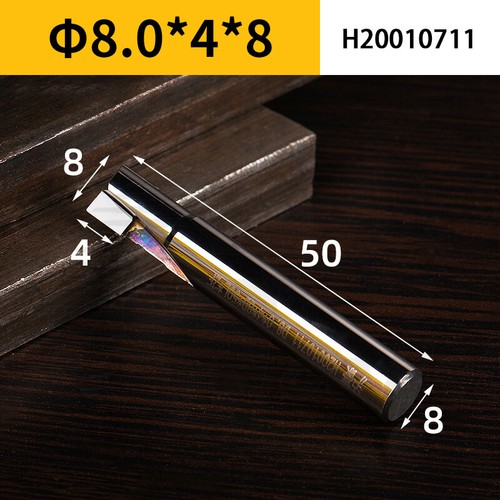 Ø 5mm-12mm PCD Tipped 2 Flute Router Bit Milling Cutter For Aluminum Plastic CNC - Picture 22 of 56