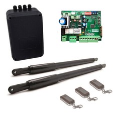 Torantrieb Flügeltoröffner für Doppelflügeltore mit Pforte Funktion 5M 500kg SS1