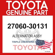 Genuine 27060-30131 Toyota Alternator Assy OEM 2706030131 12V 100A