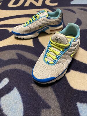 Nike Air Max Tn GS White Volt Blue 718071-174 Women Sz 7.5 Run Active 6Y  Shoes | eBay