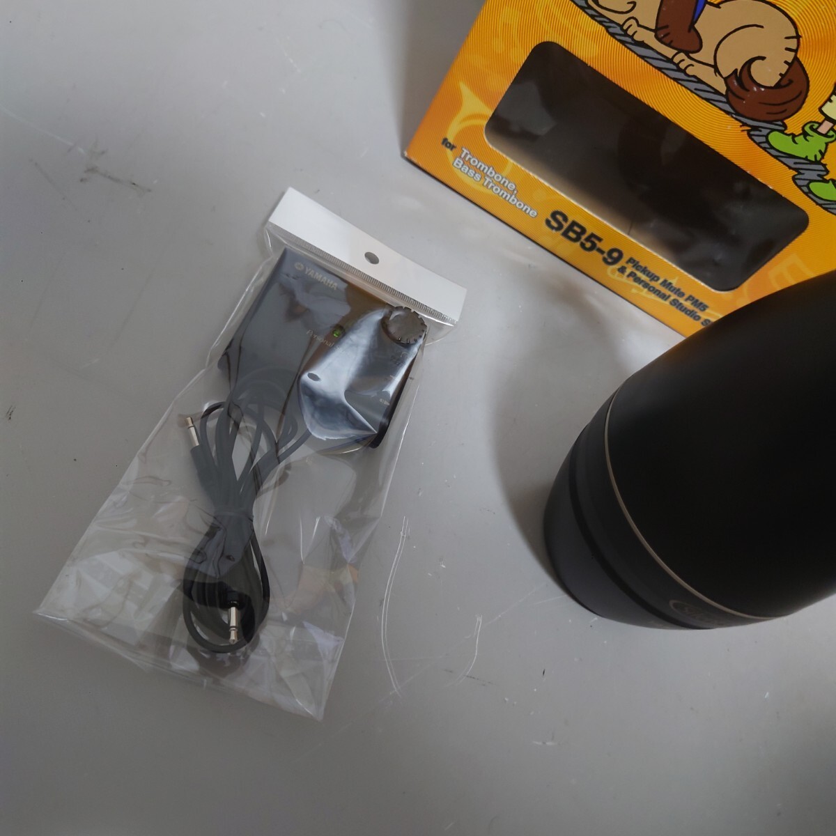 管楽器・吹奏楽器 YAMAHA Silent Brass System SB5-9 YAMAHA SB5-9 Silent Brass Silenter Mute System For Trombone