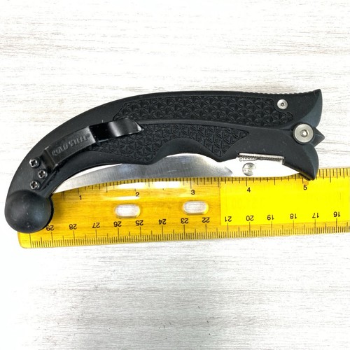 Cold Steel Scimitar Folding Knife Plain Edge Liner Lock Japan - Picture 9 of 11