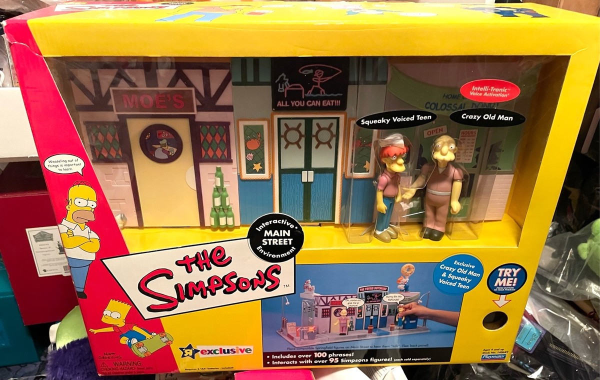 Simpsons Playmates Interactive Main St. Environment 2002 TRU Excl
