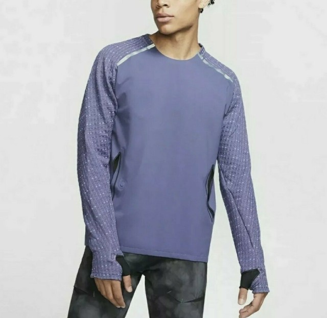 sanded purple shirt