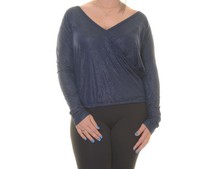 One Clothing Junior's Sparkle Surplice Top Size L on sale One Clothing Junior's Sparkle Surplice Top Size L on sale