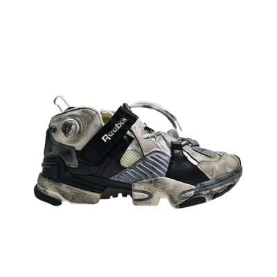 Reebok x Vetements Genetically Modified Pump Dirty Grey CN2705 Authentic Men