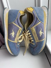 Vtg KangaROOS Lotus 28 Sneakers Periwinkle Ye...