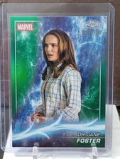 NATALIE PORTMAN AS DR. JANE FOSTER GREEN /199 - 2025 Topps Chrome Marvel Studios