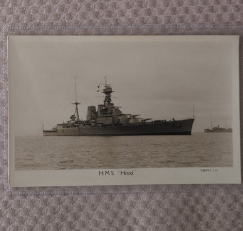 Marine - WW2 - H.M.S. Motorhaube - Original RPPC - Gieves