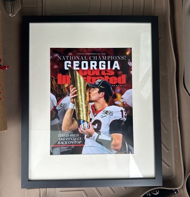 2022 Georgia Bulldogs Sports Illustrated Framed Cover