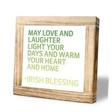St Patricks Day Sign, Irish Blessing Wooden Signs, St Patricks Day Home Decor,