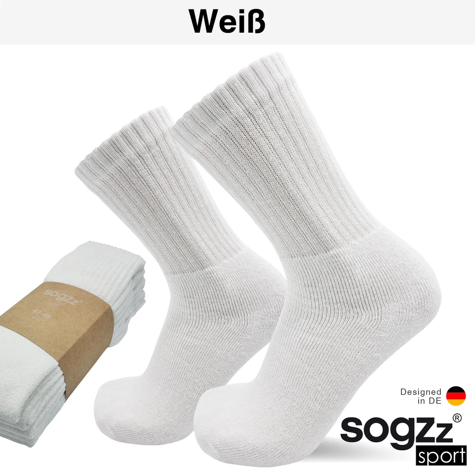 10-100 Paar SOGZZ® Tennissocken Arbeitssocken 80% Baumwolle Socken Sportsocken - Bild 4 von 4