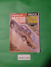 Modern Motor june 74  All New Torana ,  Lotus Jensen , Honda Civic, Toyota Coron