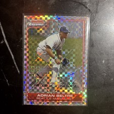2006 Bowman Chrome Adrian Beltre X Fractors #/250 Mariners