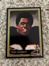 TONY DORSETT PITTSBURGH 1976 HEISMAN TROPHY WINNER  FOOTBALL CARD