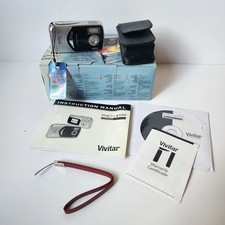 Vivitar Vivicam 4100 Digital Camera 4x Zoom Silver 4.0 MP Box Case Strap