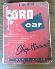 ORIGINAL 1956 Ford Car Shop Manual Service Ma...