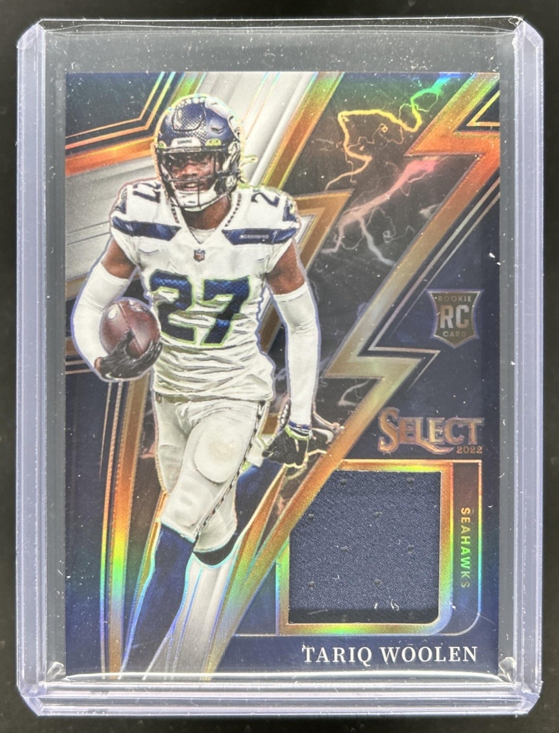 Tariq Woolen Panini Select Sparks Relics #SP50 White