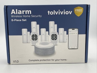 8pcs WiFi Wireless Home Security DIY Burglar House Alarm System Phone APP Alert