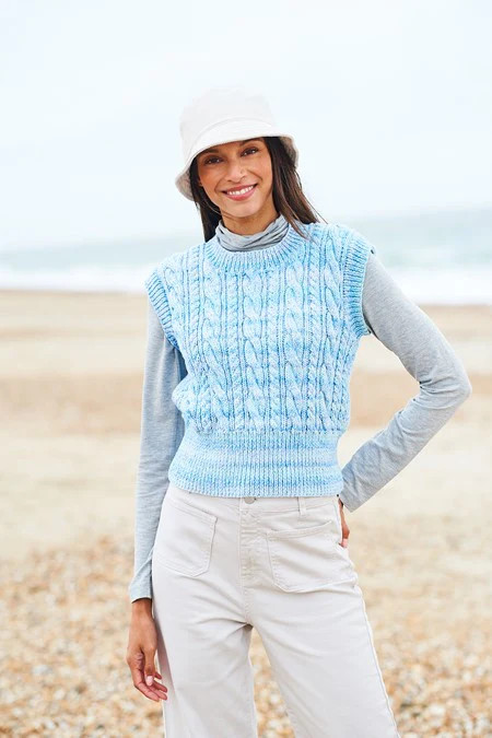 8049 Stylecraft Aran Tank Tops