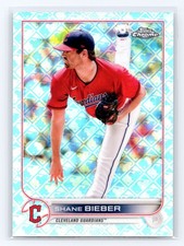2022 Topps Chrome Logofractor Edition #66 Shane Bieber