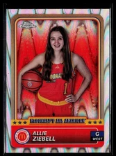 2024 Topps Chrome McDonald's All-American #74 Allie Ziebell RayWave Refractor