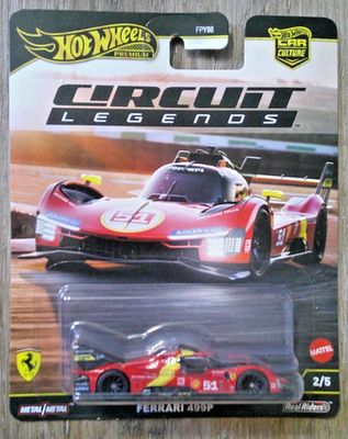 hot wheels premium car culture circuit legends ferrari 499p | eBay