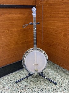 Vintage Slingerland May Bell Queen 4-String Banjo 33"X 13 1/4"