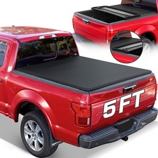 Tri-fold Tonneau Cover For 2019-2026 Ford Ranger 5ft Soft Truck Bed Waterproof