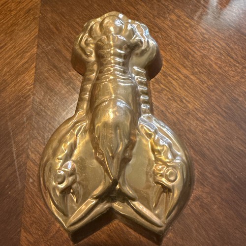 Vintage Heavy Copper Lobster Mold Jello Cake Kitchen Italy Farmhouse Seafood