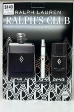 Gift Set Ralph's Club Ralph Lauren Men 3.4 EDP 0.34 EDP 2.6 Deodorant Stick
