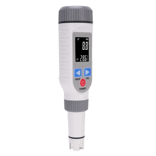 PH Meter Negative LCD Screen Red White Color Portable Temperature PH Test Pen - Picture 4 of 12